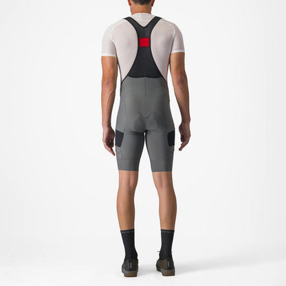 CASTELLI UNLIMITED CARGO BIBSHORT GUNMETAL GRAY