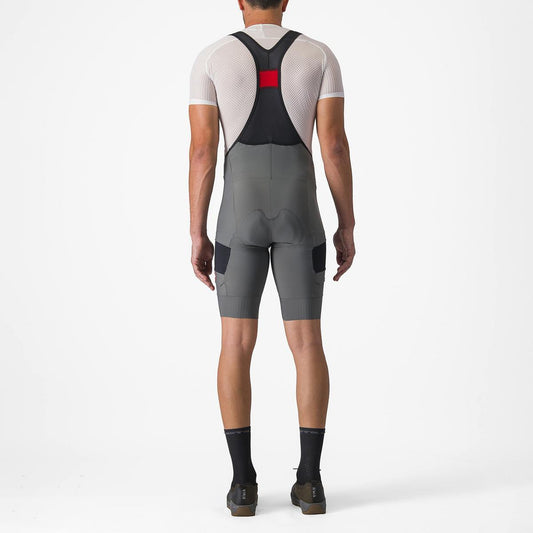 CASTELLI UNLIMITED CARGO BIBSHORT GUNMETAL GRAY
