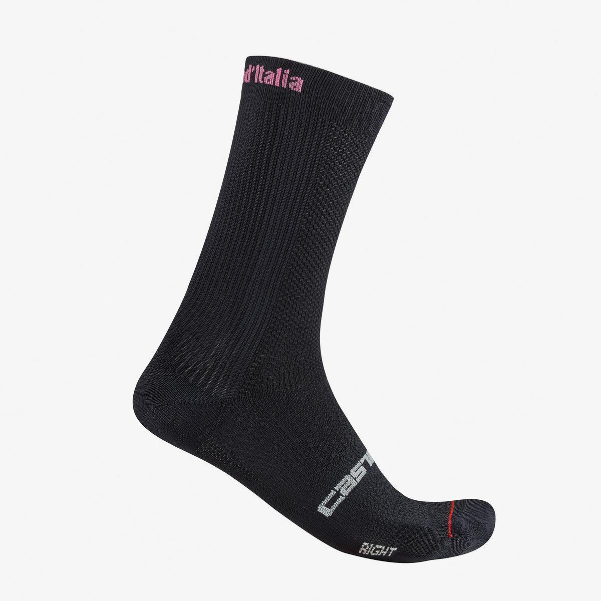 CASTELLI GIRO D'ITALIA SOCK 18 NERO