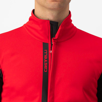 CASTELLI ENTRATA JACKET RED/BLACK LIGHT BLACK