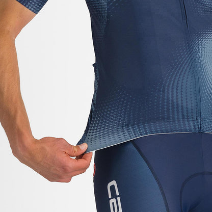 CASTELLI VORTICE JERSEY BELGIAN BLUE/LIGHT STEEL BLUE