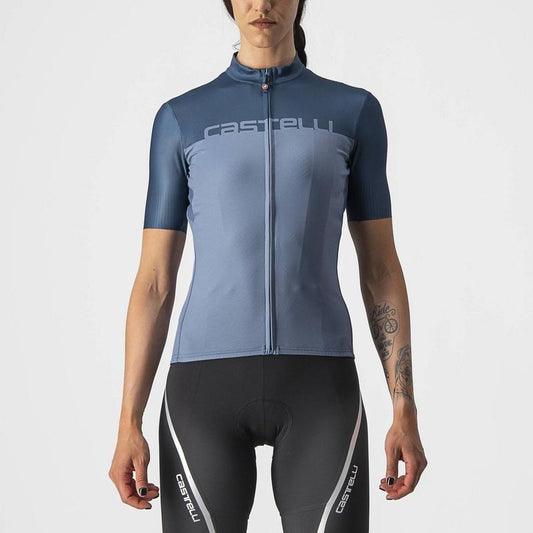 CASTELLI VELOCISSIMA JERSEY LIGHT STEEL BLUE & MOONLIT OCEAN