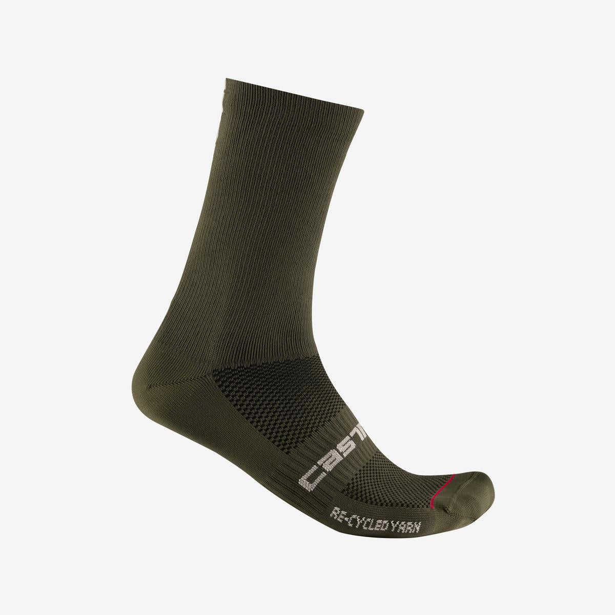 CASTELLI RE-CYCLE THERMAL 18 SOCK TARMAC