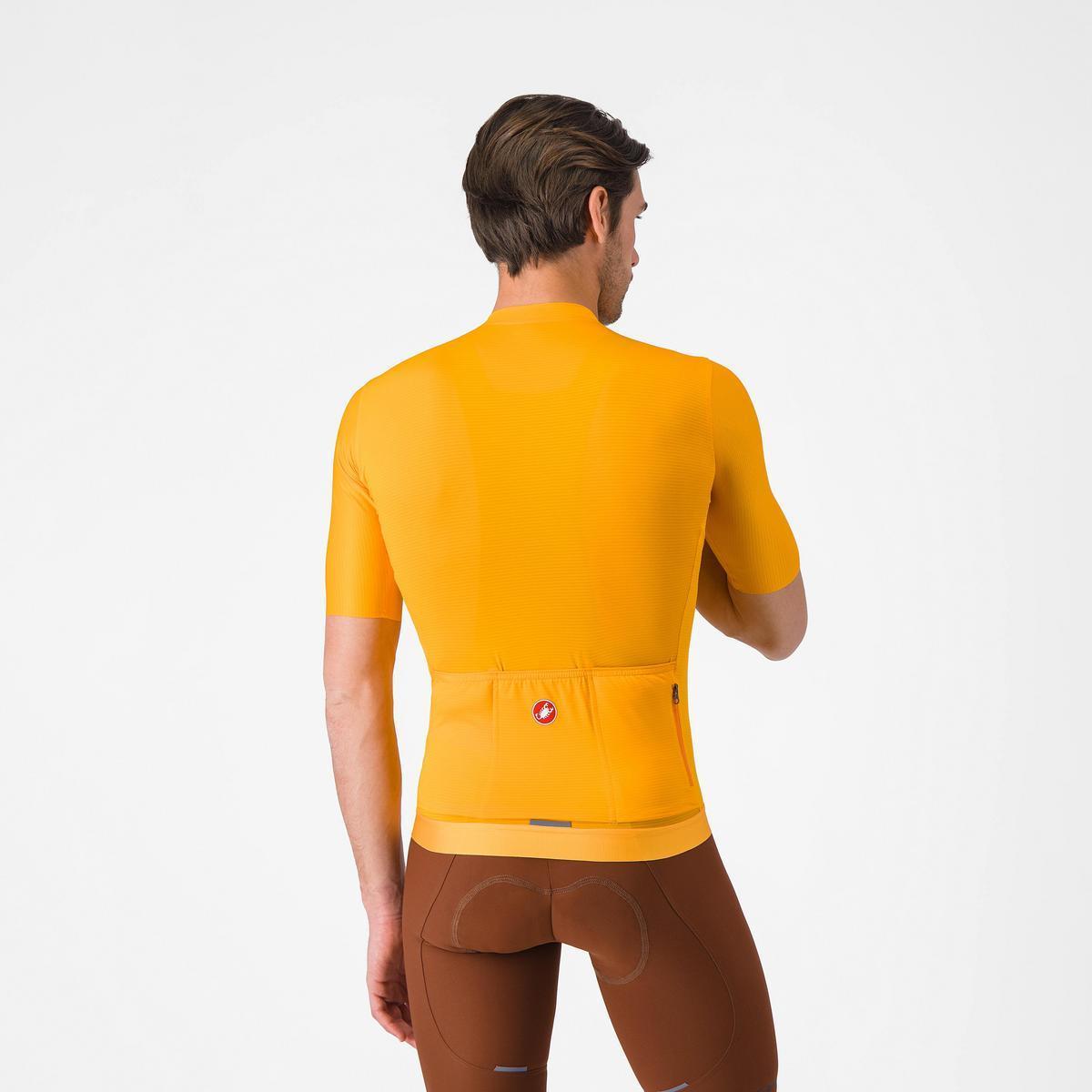 CASTELLI ESPRESSO JERSEY VIVID ORANGE/DARK GRAY