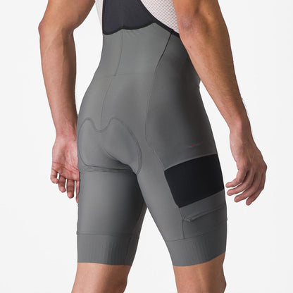 CASTELLI UNLIMITED CARGO BIBSHORT GUNMETAL GRAY