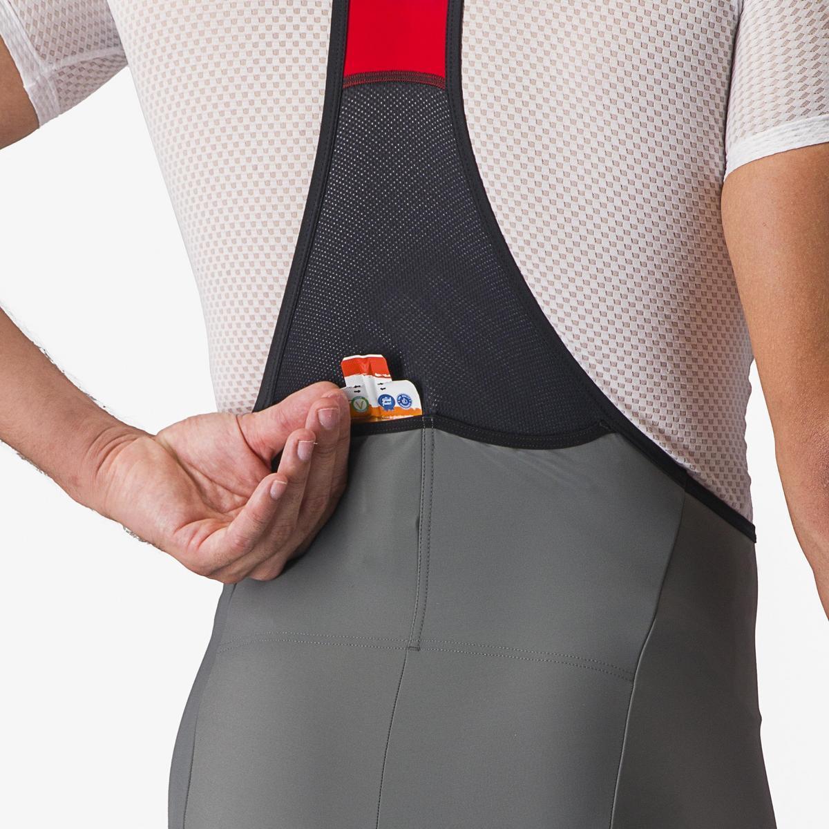 CASTELLI UNLIMITED CARGO BIBSHORT GUNMETAL GRAY