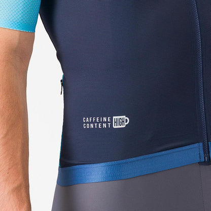 CASTELLI CORRETTO JERSEY BELGIAN BLUE/BLUE FIAMMA-WHITE