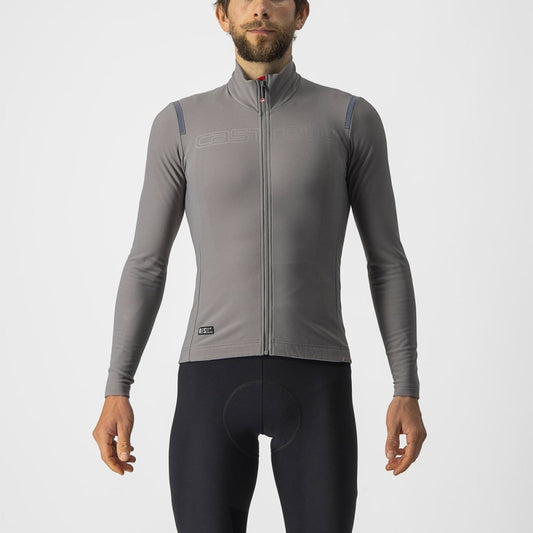 CASTELLI TUTTO NANO RoS JERSEY NICKEL GRAY