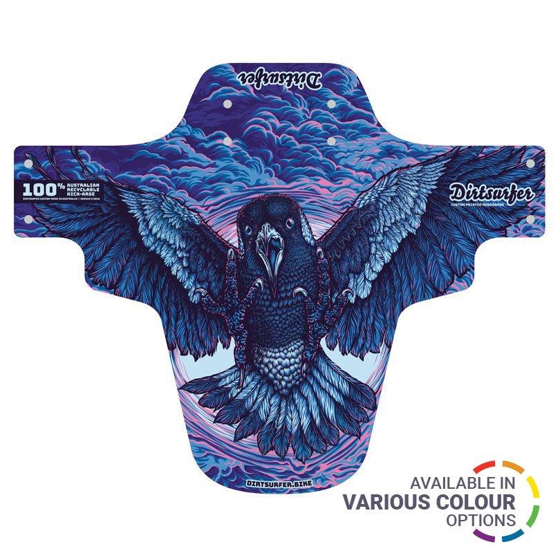 DIRTSURFER MUDGUARD - SWOOPING MAGPIE BLUE