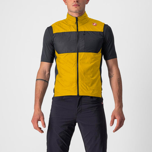 CASTELLI UNLIMITED PUFFY VEST GOLDENROD/DARK GRAY