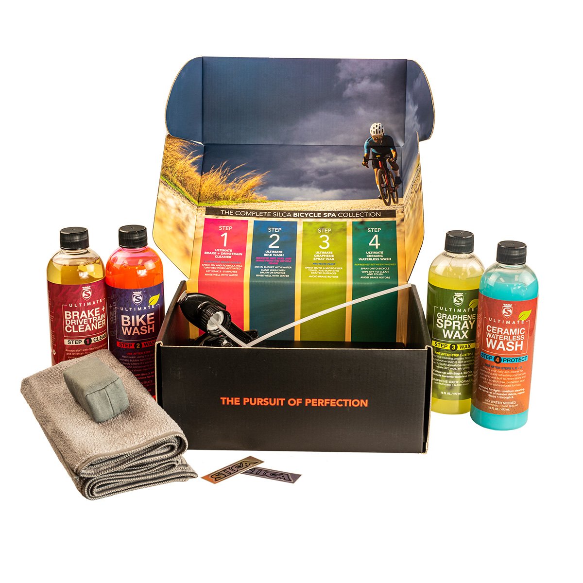 SILCA ULTIMATE BIKE CARE 4 BOTTLE SET