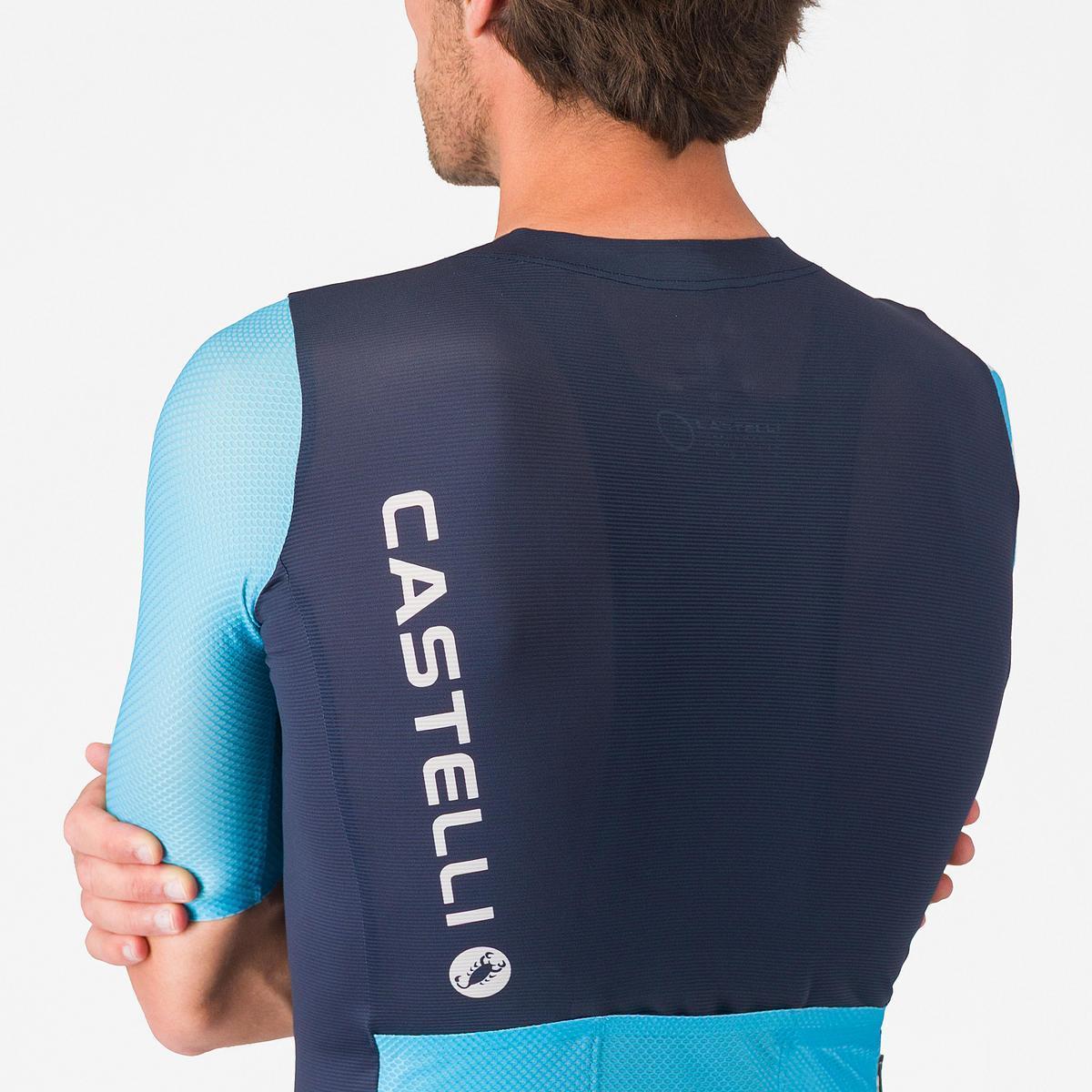CASTELLI CORRETTO JERSEY BELGIAN BLUE/BLUE FIAMMA-WHITE