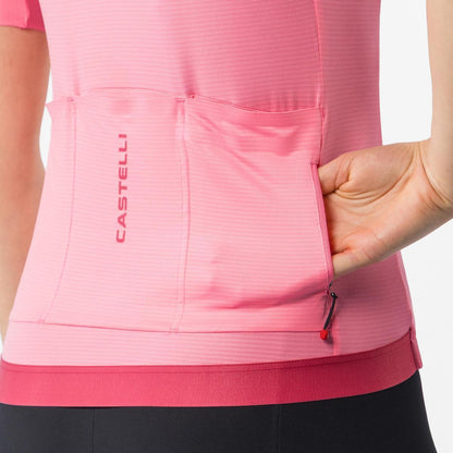 CASTELLI ESPRESSO 2 WOMENS JERSEY ROSA GIRO