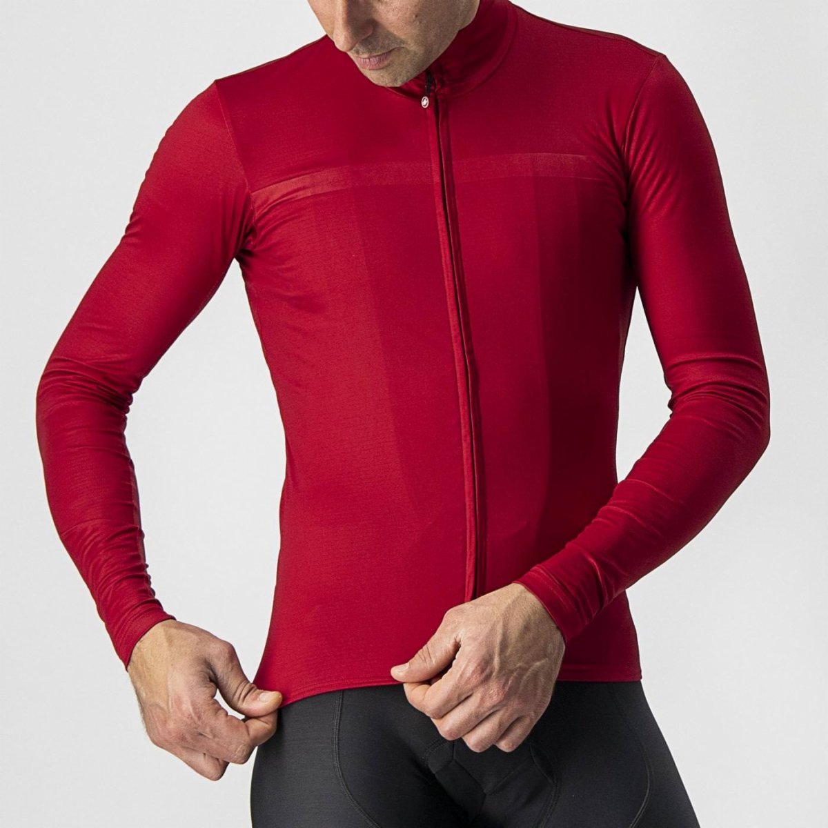 CASTELLI PRO THERMAL MID LS JERSEY PRO RED