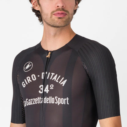 CASTELLI VINTAGE MAGLIA NERA 34