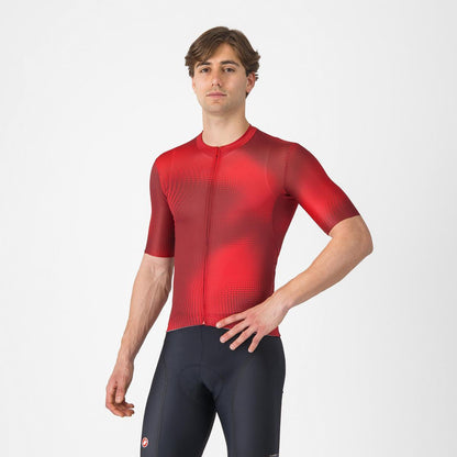 CASTELLI VORTICE JERSEY RED/RICH RED