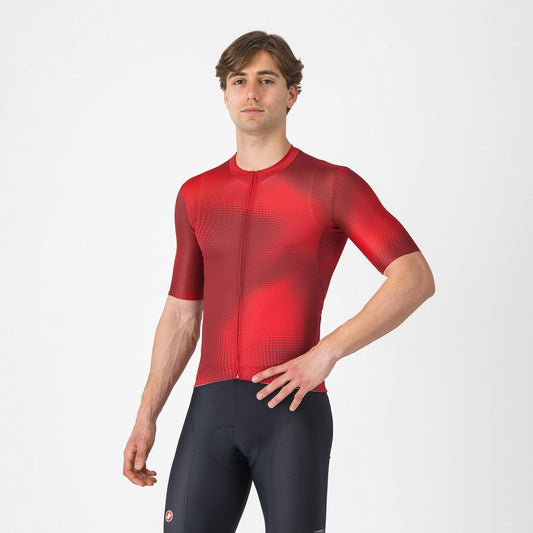 CASTELLI VORTICE JERSEY RED/RICH RED