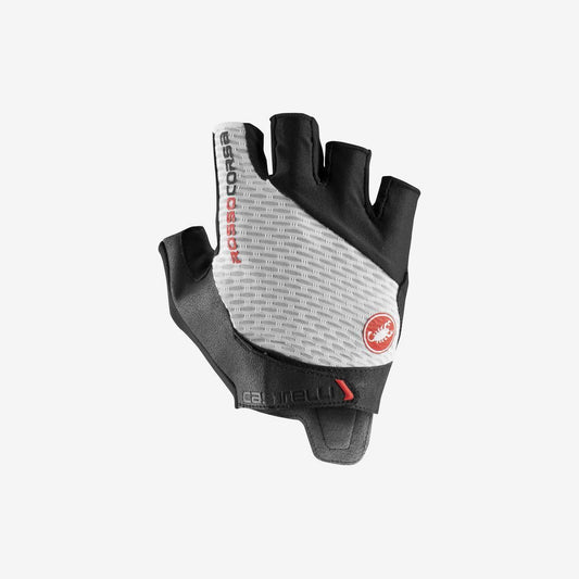 CASTELLI ROSSO CORSA PRO V GLOVE WHITE
