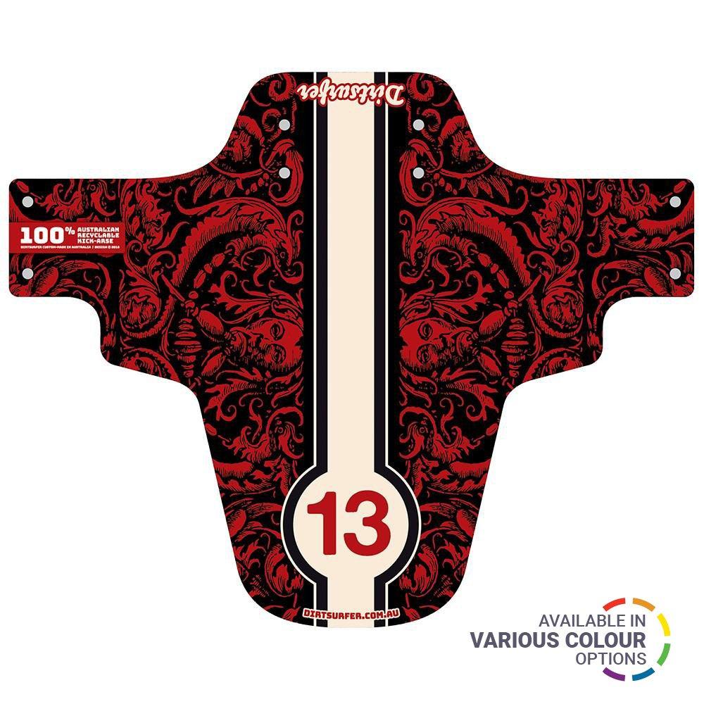 DIRTSURFER MUDGUARD - DEMONS RED