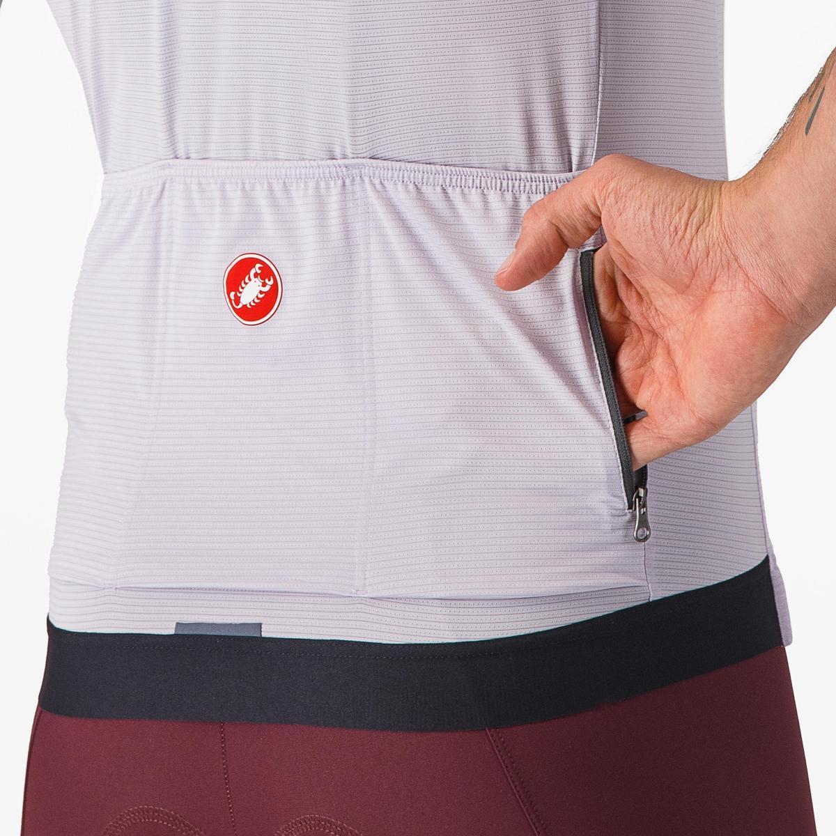 CASTELLI ESPRESSO JERSEY PURPLE MIST/DARK GRAY