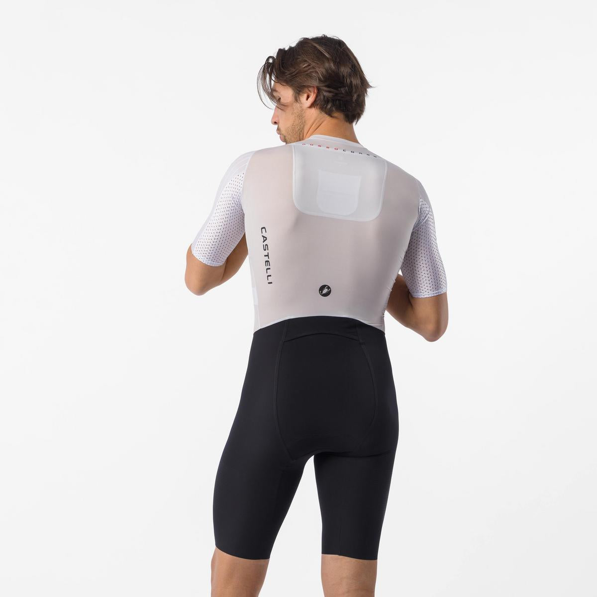 CASTELLI PR 3 SPEED SUIT WHITE/BLACK