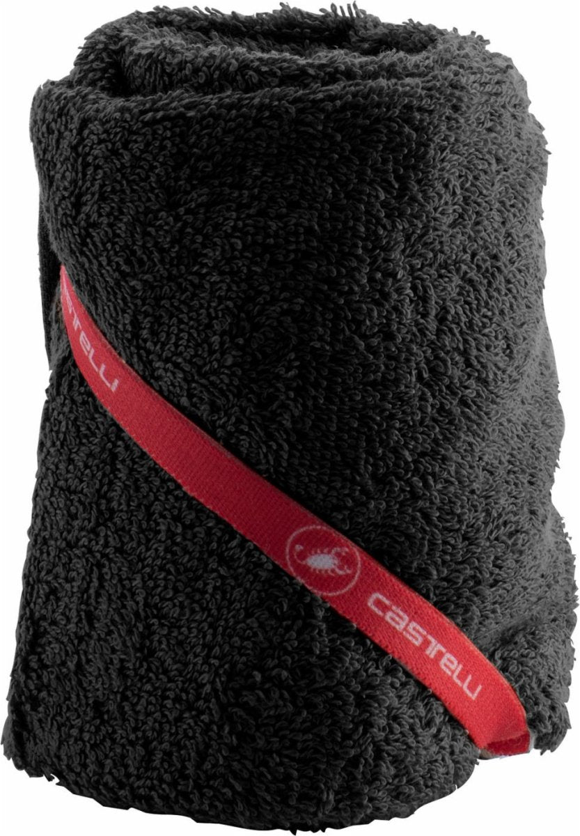 CASTELLI INSIDER TOWEL BLACK/RED