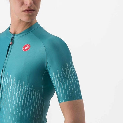 CASTELLI AERO PRO WOMENS JERSEY QUETZAL GREEN