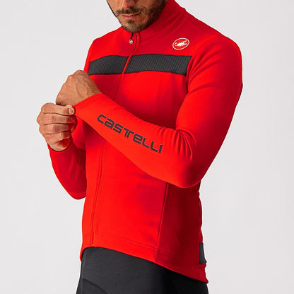 CASTELLI PURO 3 JERSEY RED/BLACK REFLEX
