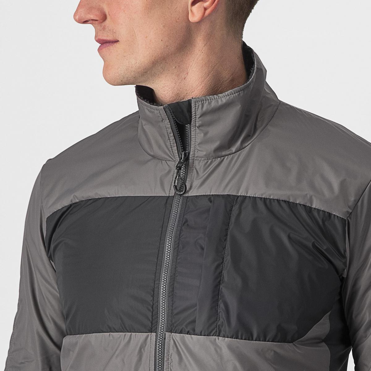 CASTELLI UNLIMITED PUFFY JACKET NICKEL GRAY/DARK GRAY