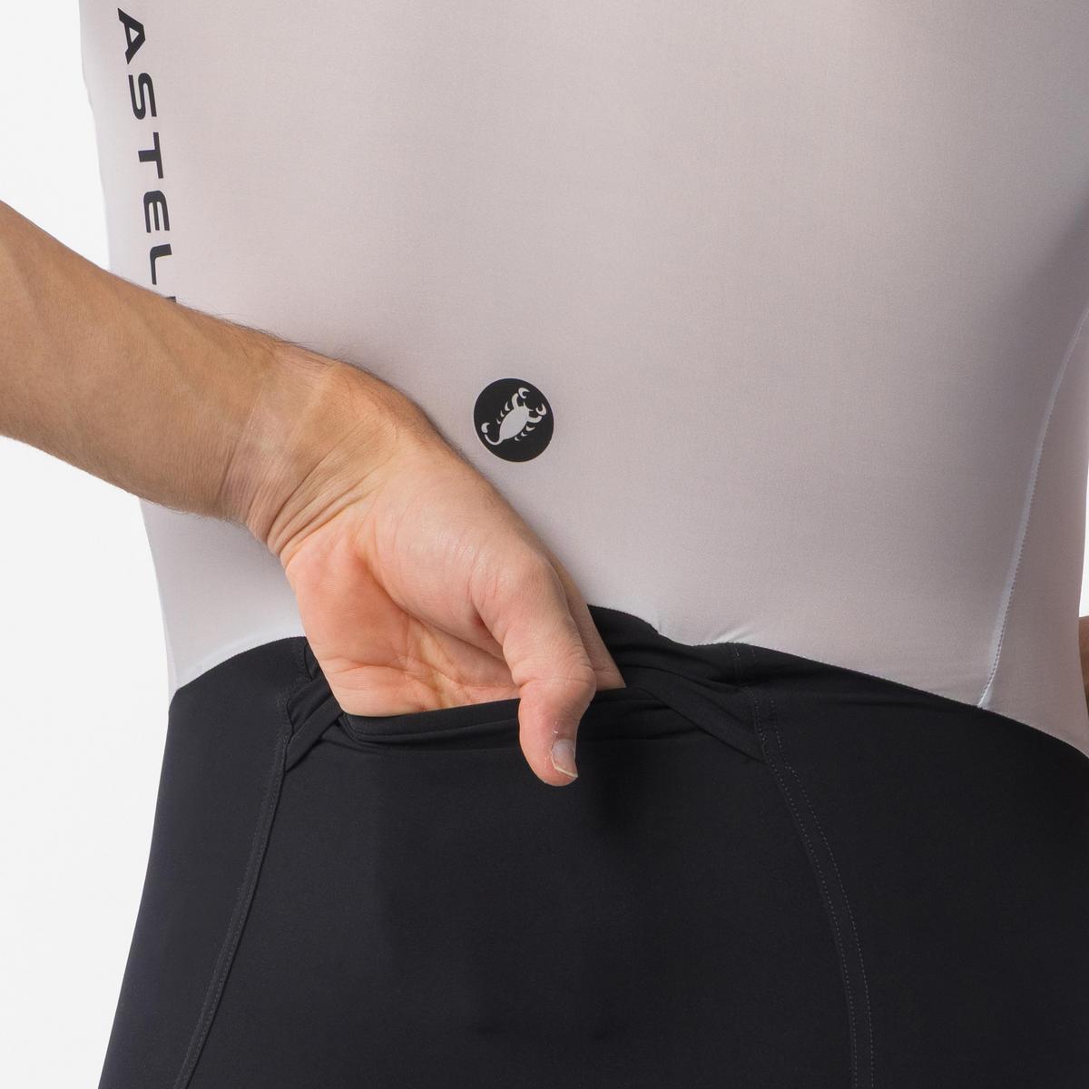 CASTELLI PR 3 SPEED SUIT WHITE/BLACK