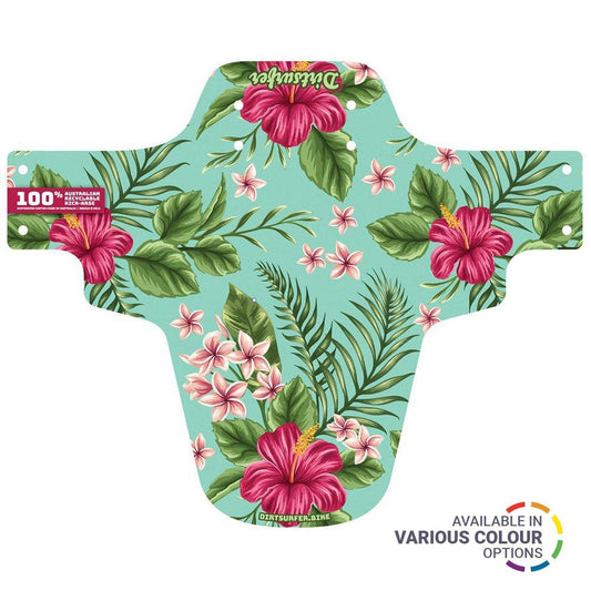 DIRTSURFER MUDGUARD - HIBISCUS 2 AQUA