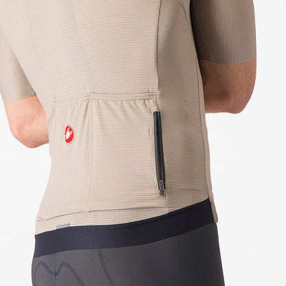 CASTELLI ESPRESSO JERSEY CLAY/BLACK