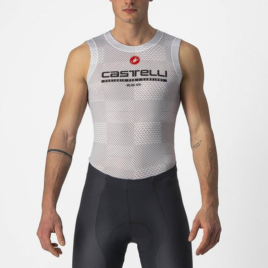 CASTELLI PRO MESH BL SLEEVELESS SILVER GREY