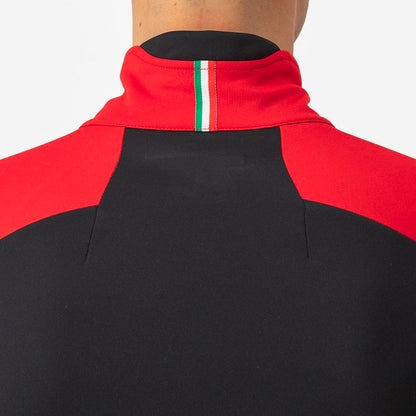 CASTELLI ENTRATA JACKET RED/BLACK LIGHT BLACK