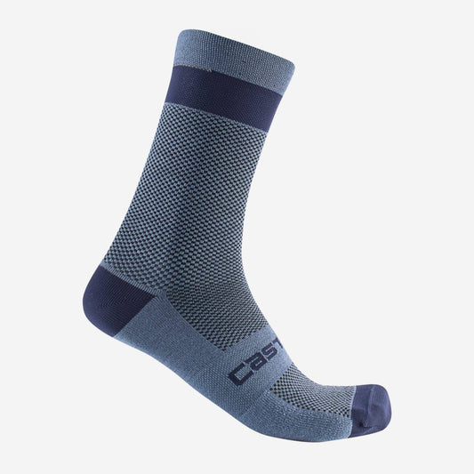 CASTELLI ALPHA 18 SOCK STEEL BLUE