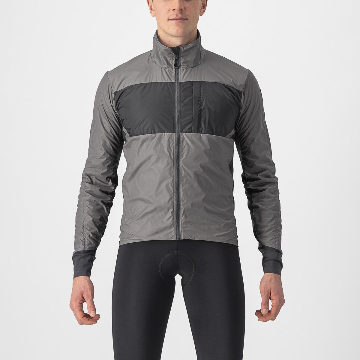 CASTELLI UNLIMITED PUFFY JACKET NICKEL GRAY/DARK GRAY