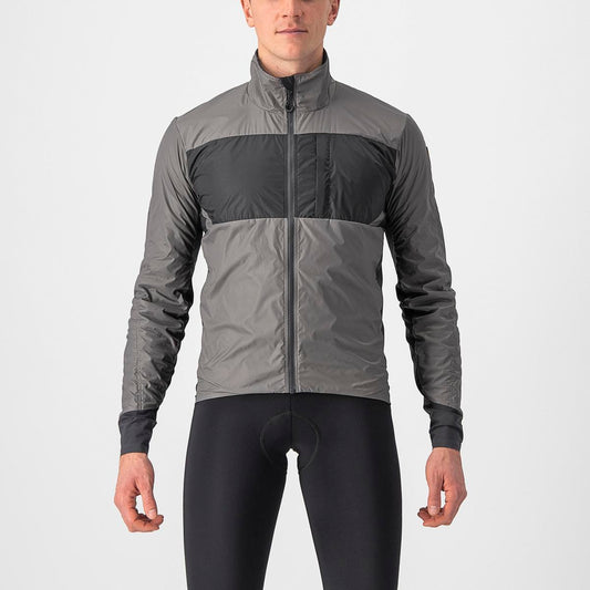 CASTELLI UNLIMITED PUFFY JACKET NICKEL GRAY/DARK GRAY