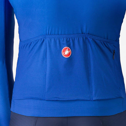 CASTELLI UPF LONG SLEEVE JERSEY AZZURRO ITALIA