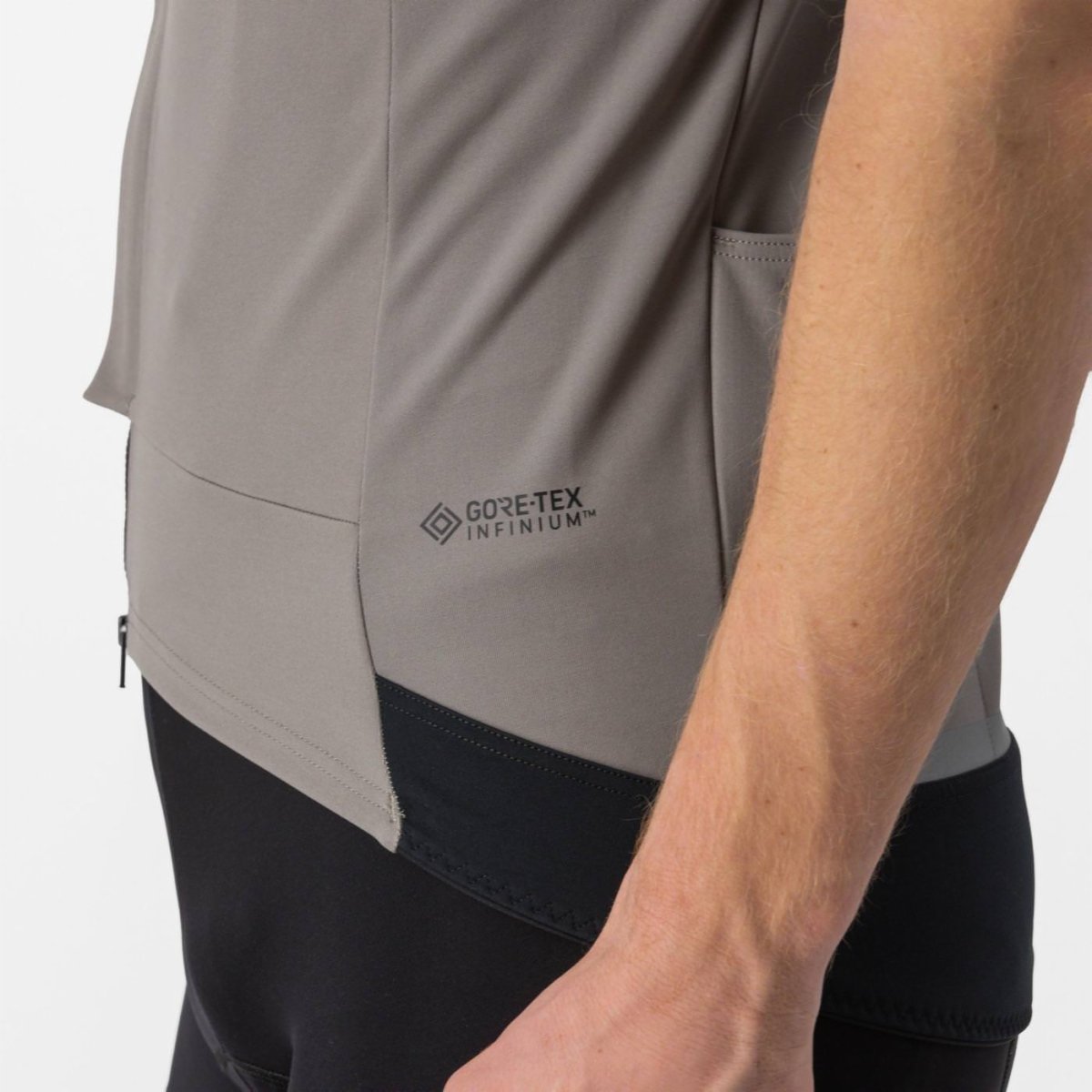 CASTELLI GABBA RoS 2 JACKET NICKEL GRAY/TRAVERTINE GRAY