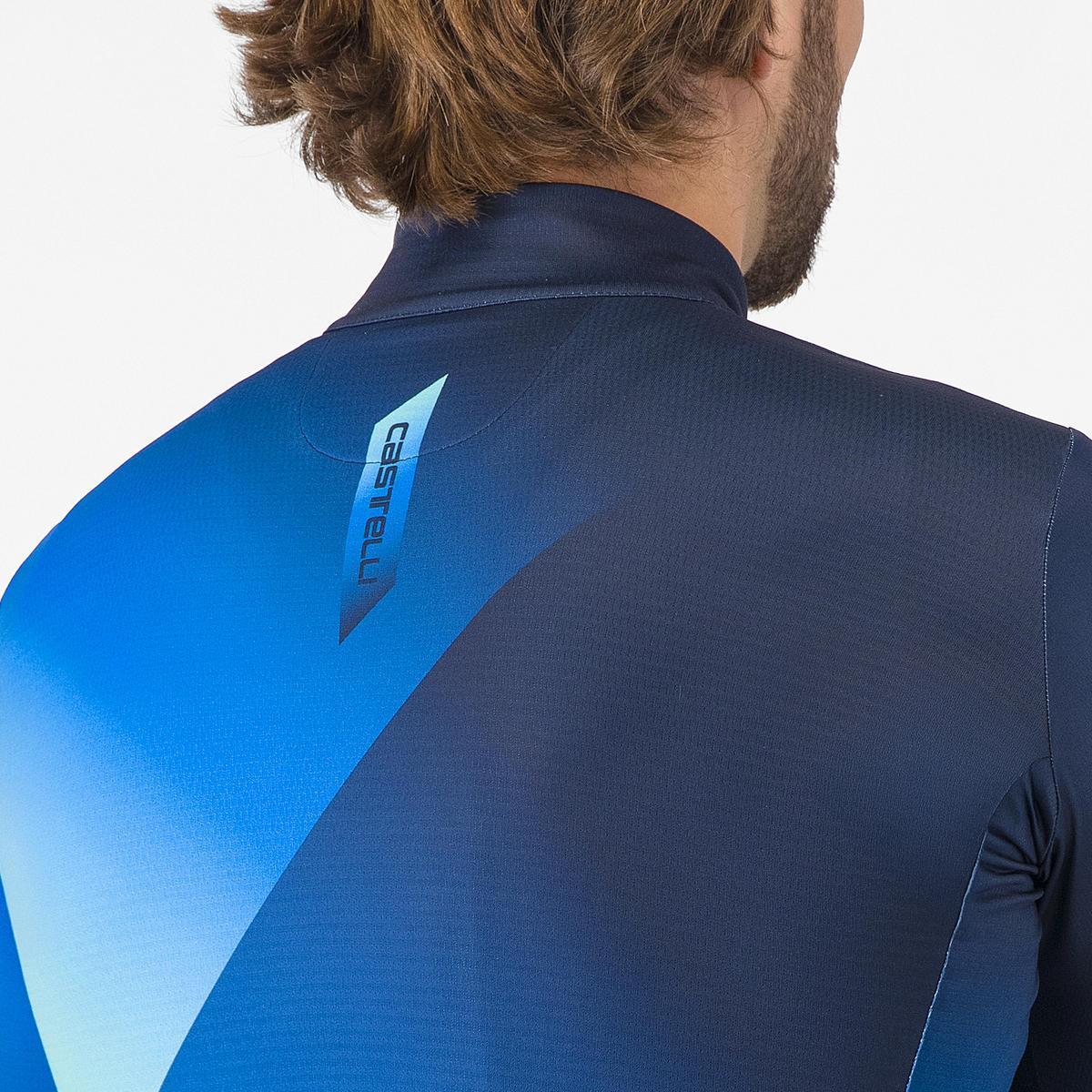 CASTELLI AMPLIFY THERMAL JERSEY BELGIAN BLUE/AZZURRO ITALIA-PO