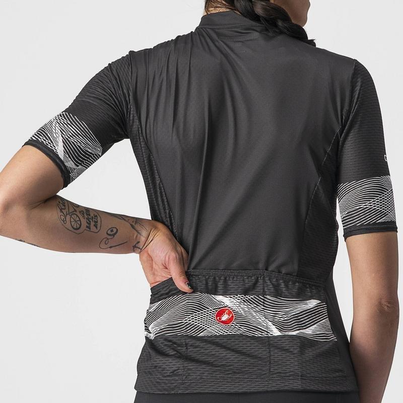 CASTELLI FENICE JERSEY LIGHT BLACK & WHITE