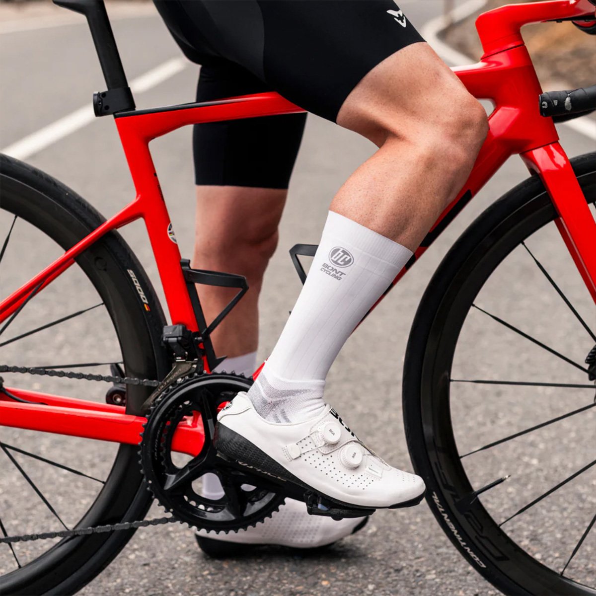 BONT AERO SOKZ WHITE
