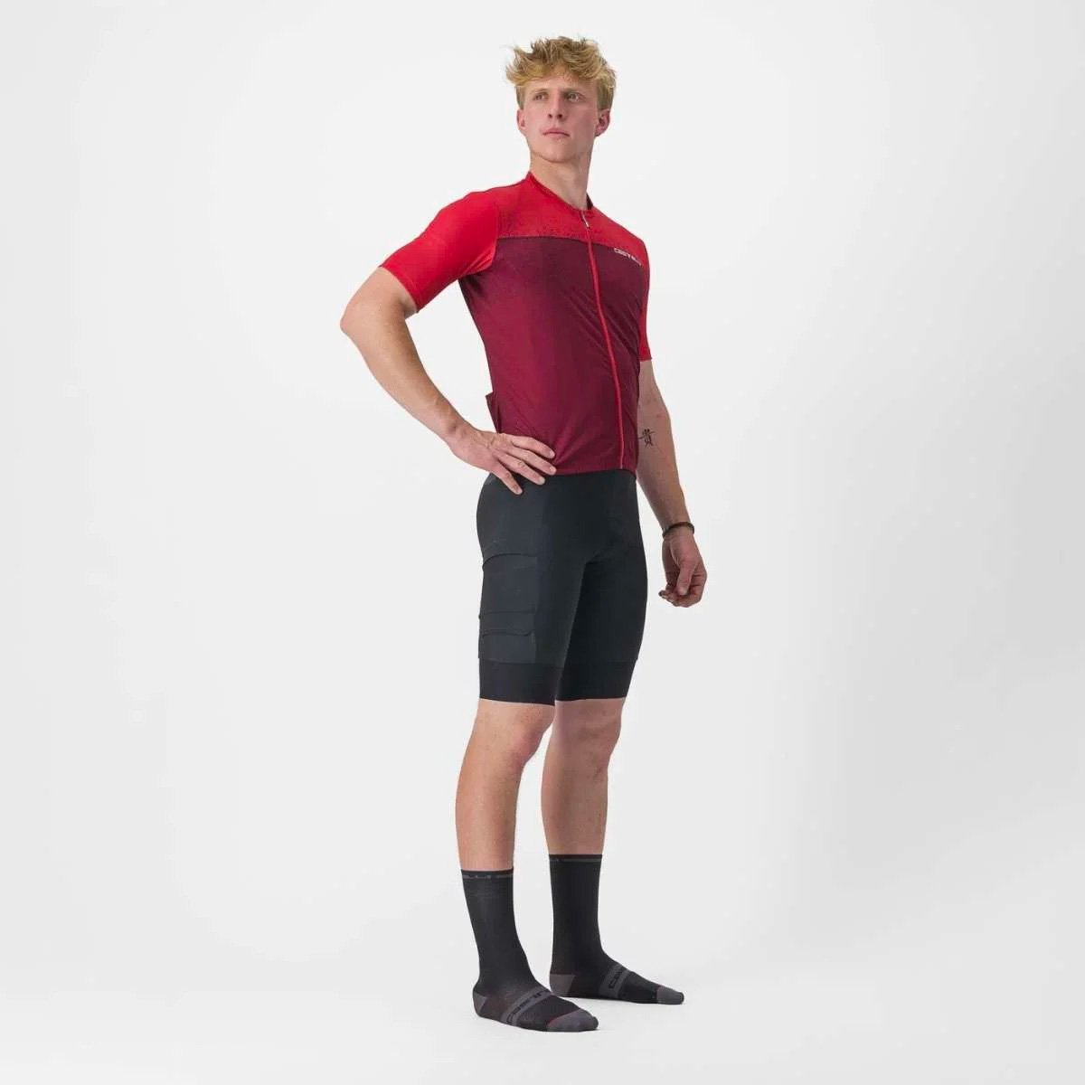 CASTELLI UNLIMITED ENTRATA JERSEY DARK RED/BORDEAUX