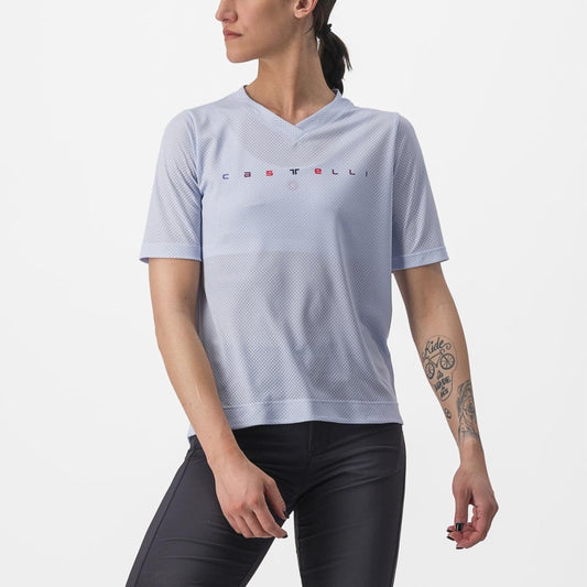 CASTELLI TRAIL TECH 2 W TEE FROSTED LILAC