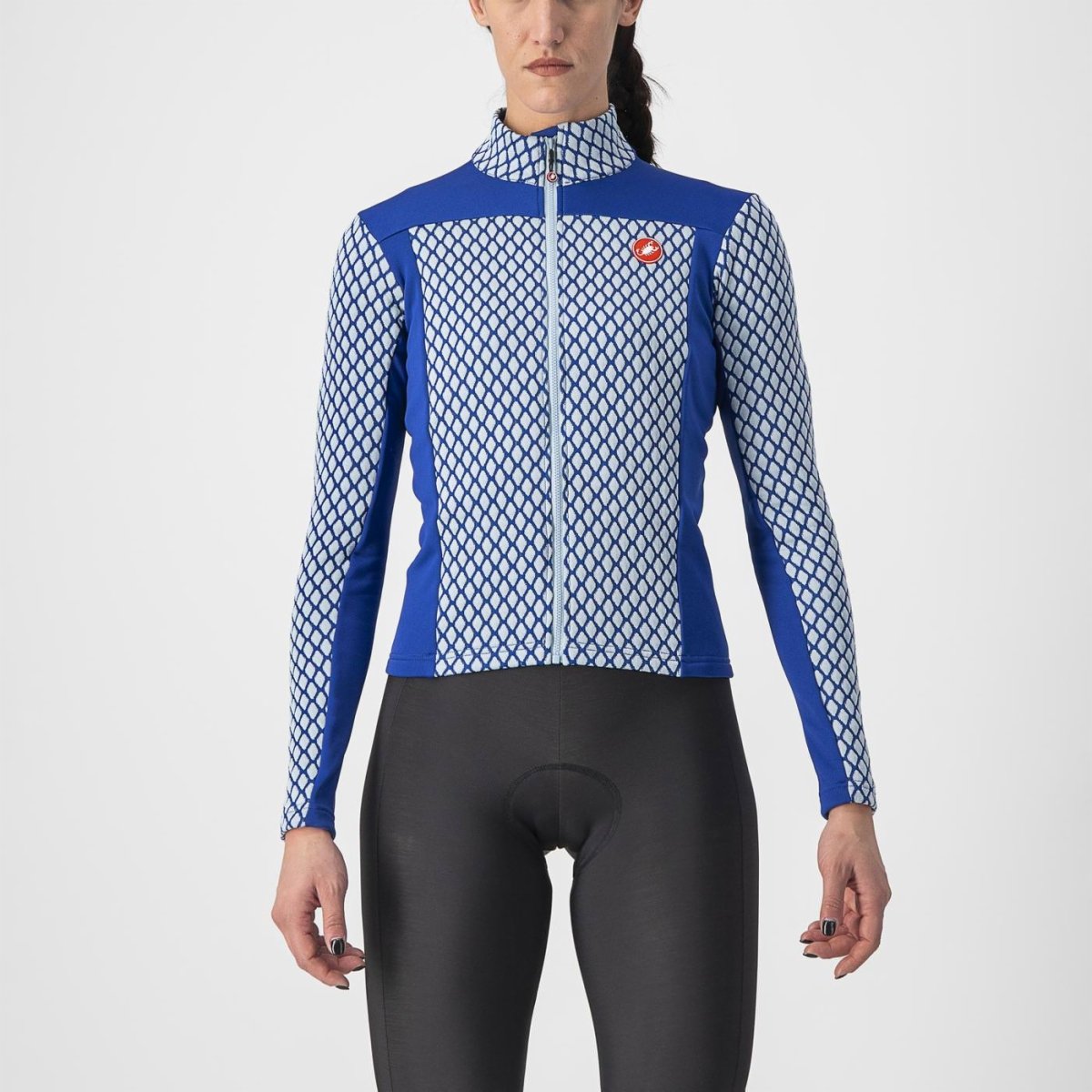 CASTELLI SFIDA 2 JERSEY FZ SODALITE BLUE/STERLING BLUE