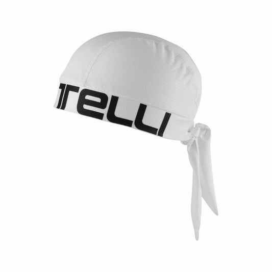 CASTELLI BANDANA WHITE/BLACK