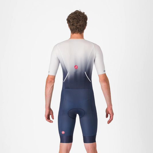 CASTELLI CORE TRI SUIT SHORT SLEEVE BELGIAN BLUE/WHITE
