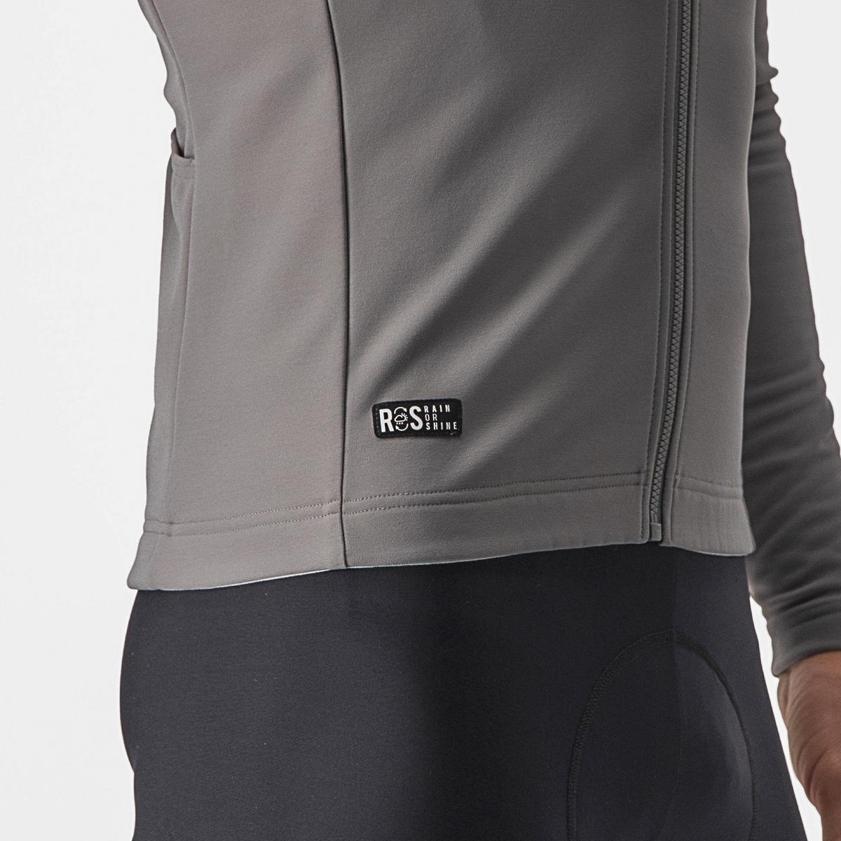 CASTELLI TUTTO NANO RoS JERSEY NICKEL GRAY