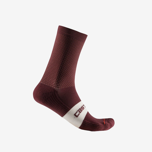 CASTELLI ESPRESSO 15 SOCK DEEP BORDEAUX