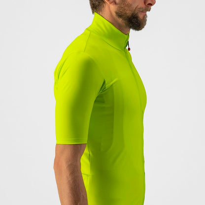 CASTELLI PRO THERMAL MID SS JERSEY ELECTRIC LIME